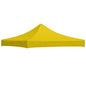 JUNG Vida Partyzelt-Dach 3x3 m Gelb 270 g/m²