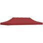 JUNG Vida Partyzelt-Dach 6x3 m Burgunderrot 270 g/m²