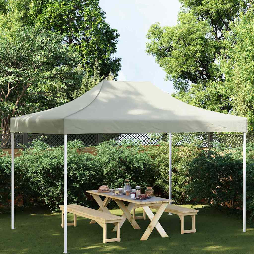 JUNG Vida Partyzelt-Dach 4x3 m Creme 270 g/m²