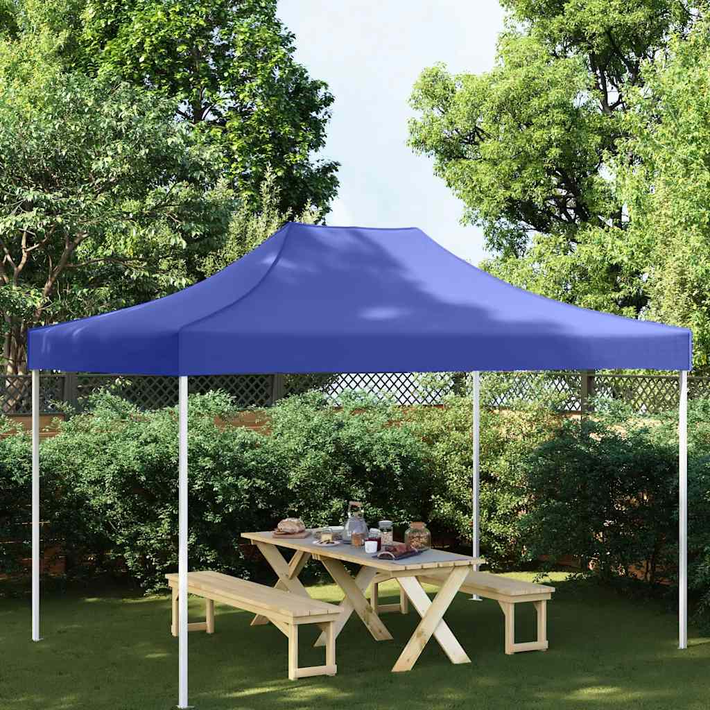JUNG Vida Partyzelt-Dach 4x3 m Blau 270 g/m²