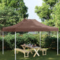 JUNG Vida Partyzelt-Dach 4x3 m Braun 270 g/m²