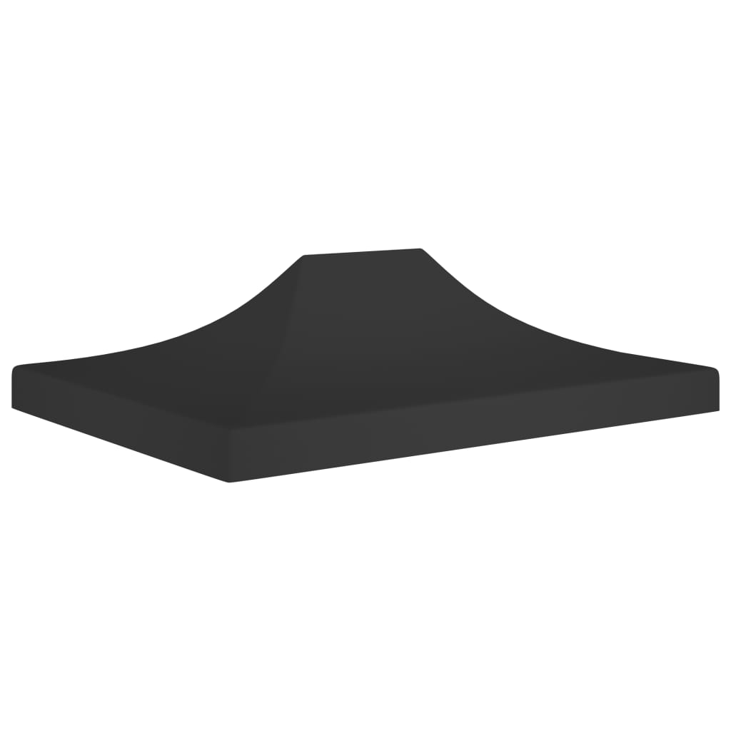 JUNG Vida Partyzelt-Dach 4x3 m Schwarz 270 g/m²