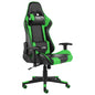 JUNG Vida Gaming-Stuhl Drehbar Grün PVC