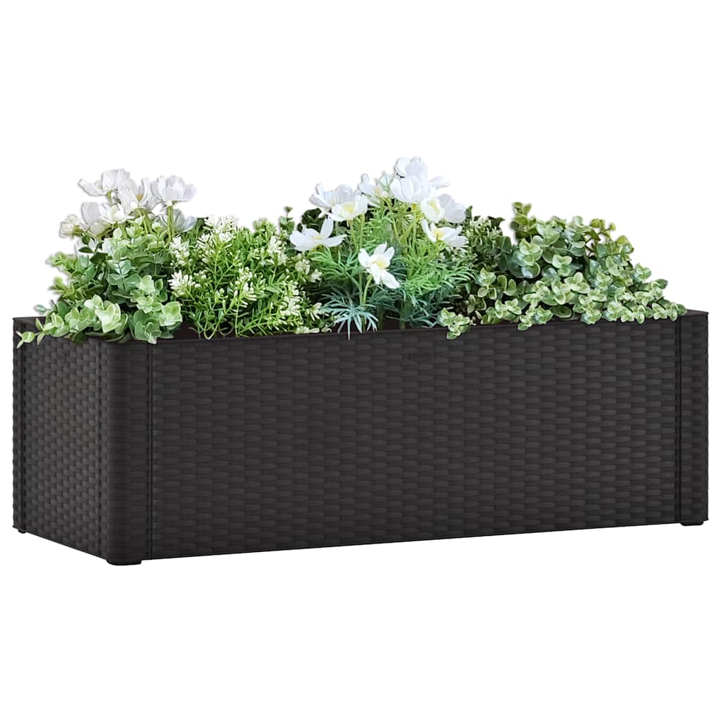 JUNG Vida Garten-Hochbeet Selbstbewässerungssystem Anthrazit 100x43x33 cm