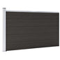 JUNG Vida Zaunelement WPC 175x105 cm Schwarz