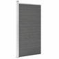 JUNG Vida Zaunelement WPC 95x186 cm Grau