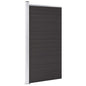 JUNG Vida Zaunelement WPC 95x186 cm Schwarz