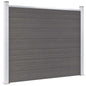 JUNG Vida Zaunelement WPC 180x146 cm Grau