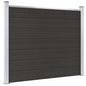 JUNG Vida Zaunelement WPC 180x146 cm Schwarz