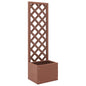JUNG Vida Spalier mit Blumenkasten 40x30x135 cm WPC