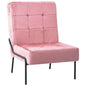 JUNG Vida Relaxstuhl 65x79x87 cm Rosa Samt