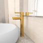 JUNG Vida Badezimmer Mischbatterie Golden 12x30 cm