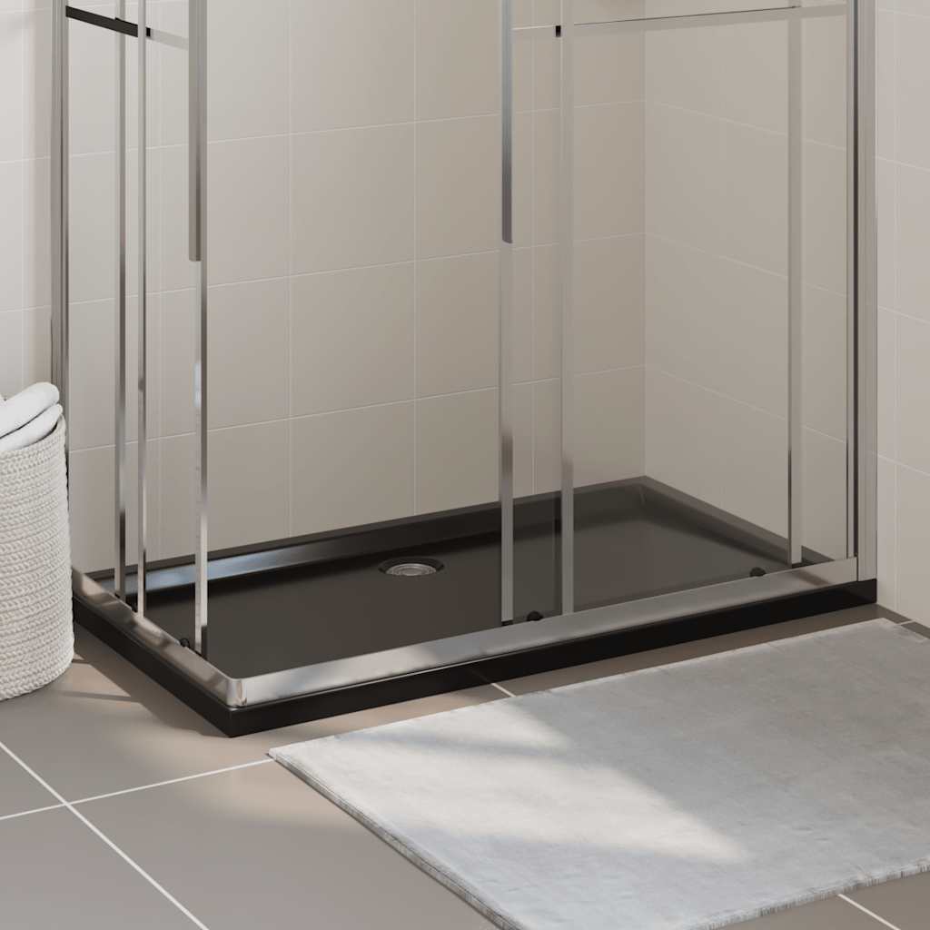 JUNG Vida Duschtasse ABS Rechteckig Schwarz 70x120 cm