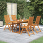 JUNG Vida 5-tlg. Garten-Essgruppe Massivholz Akazie 150-200 cm