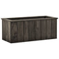 JUNG Vida Hochbeet Dunkelgrau 74x32x30 cm Kiefer Massivholz