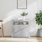 JUNG Vida Sideboard mit LED-Leuchten Betongrau 80x35x75 cm