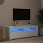 JUNG Vida TV-Schrank mit LED-Leuchten Weiß 120x35x40 cm