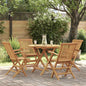 JUNG Vida 5-tlg. Garten-Essgruppe Massivholz Teak