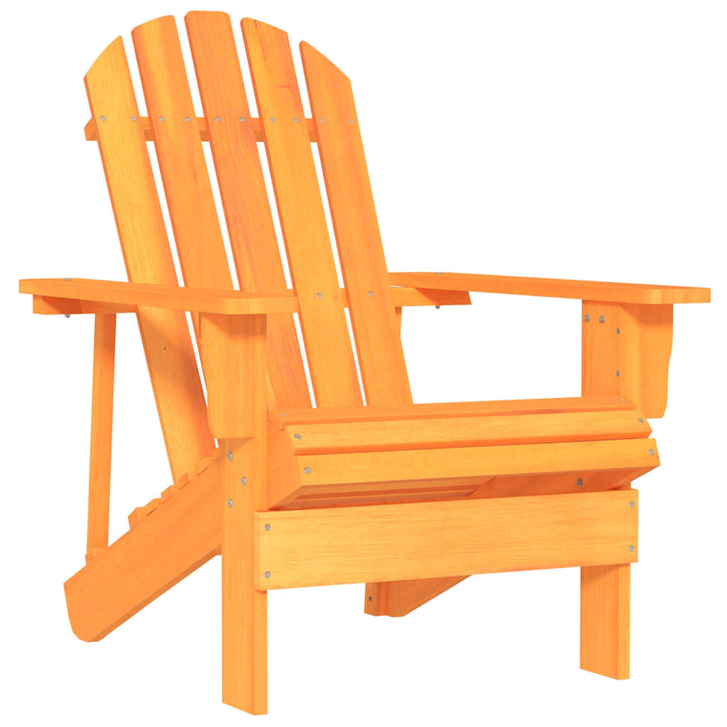 JUNG Vida Adirondack-Gartenstuhl Massivholz Tanne Orange