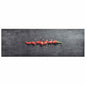 JUNG Vida Küchenbodenmatte Waschbar Pfeffer 45x150 cm