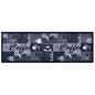 JUNG Vida Küchenbodenmatte Waschbar Kaffee Blau 45x150 cm