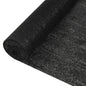 JUNG Vida Zaunblende Schwarz 1,5x25 m HDPE 195 g/m²