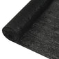 JUNG Vida Zaunblende Schwarz 1,8x25 m HDPE 195 g/m²