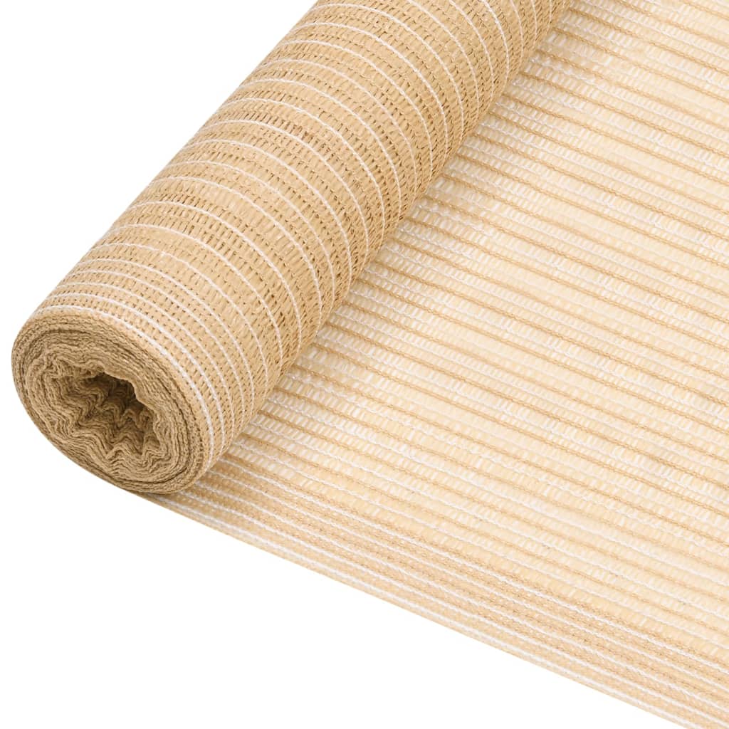 JUNG Vida Zaunblende Beige 1x50 m HDPE 150 g/m²