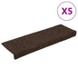 JUNG Vida Stufenmatten Selbstklebend 15 Stk. 65x21x4 cm Braun Rechteckiger Rand