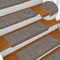 JUNG Vida Stufenmatten Selbstklebend 15 Stk. 65x21x4 cm Beige Rechteckiger Rand