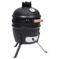 JUNG Vida 2-in-1 Kamado-Grill Smoker Keramik 56 cm Schwarz