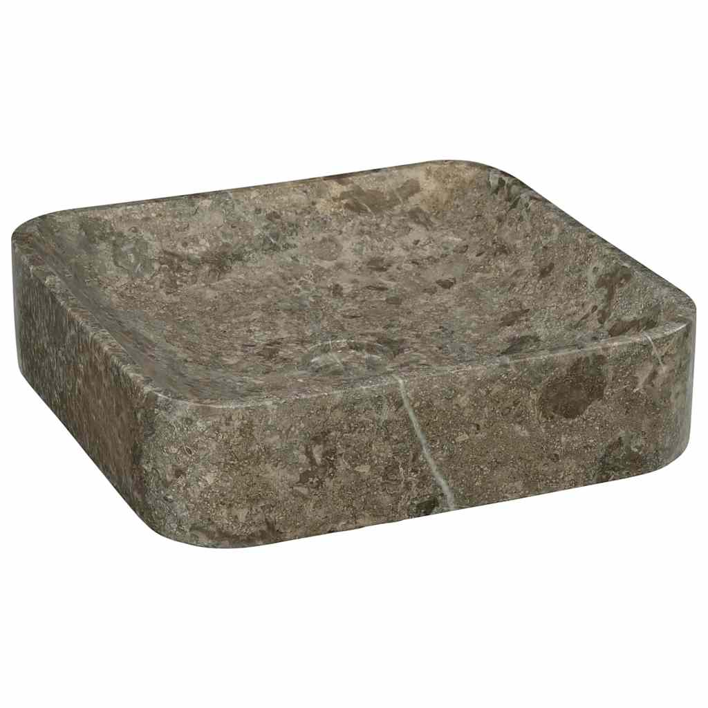 JUNG Vida Waschbecken Grau 40x40x10 cm Marmor