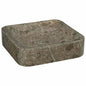 JUNG Vida Waschbecken Grau 40x40x10 cm Marmor