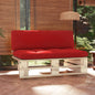 JUNG Vida Outdoor-Mittelsofa Paletten Imprägniertes Kiefernholz