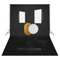 JUNG Vida Fotostudio-Set mit Softboxen, Hintergrundsystem und Reflektor