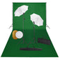 JUNG Vida Fotostudio-Set mit Leuchten, Schirmen, Hintergrund, Reflektor