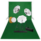 JUNG Vida Fotostudio-Set mit Leuchten, Schirmen, Hintergrund & Reflektor