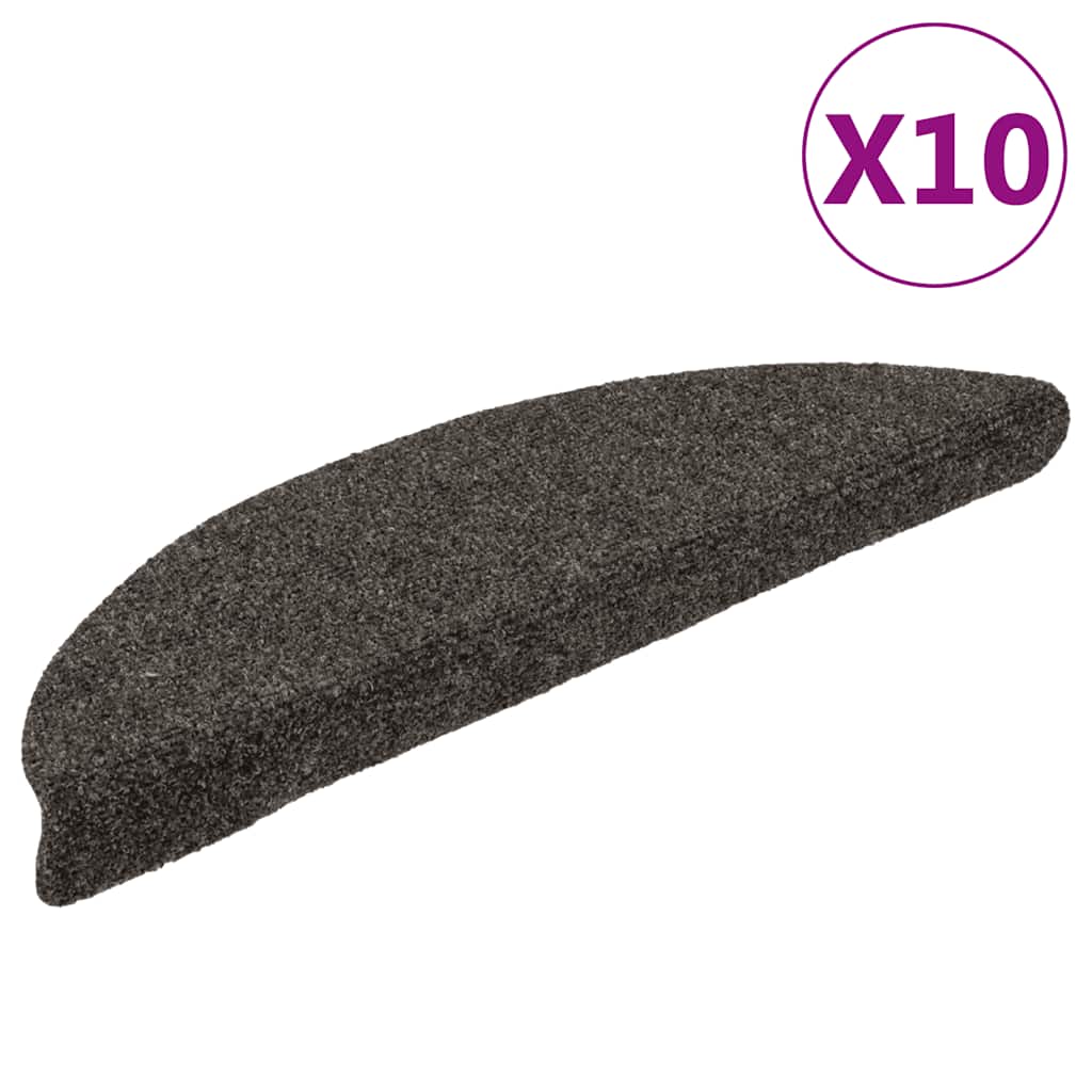 JUNG Vida Stufenmatten Selbstklebend 10 Stk. 56x17x3 cm Anthrazit Halbrund