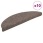 JUNG Vida Stufenmatten Selbstklebend 10 Stk. 56x17x3 cm Beige Halbrund