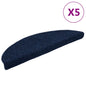 JUNG Vida Stufenmatten Selbstklebend 5 Stk. 56x17x3 cm Marineblau Halbrund