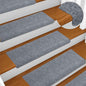 JUNG Vida Stufenmatten Selbstklebend 5 Stk. 65x21x4 cm Hellgrau Rechteckiger Rand