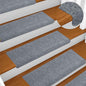 JUNG Vida Stufenmatten Selbstklebend 10 Stk. 65x21x4 cm Hellgrau Rechteckiger Rand