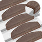 JUNG Vida Stufenmatten 10 Stk. 65x24x4 cm Kaffeebraun Halbrund Groß