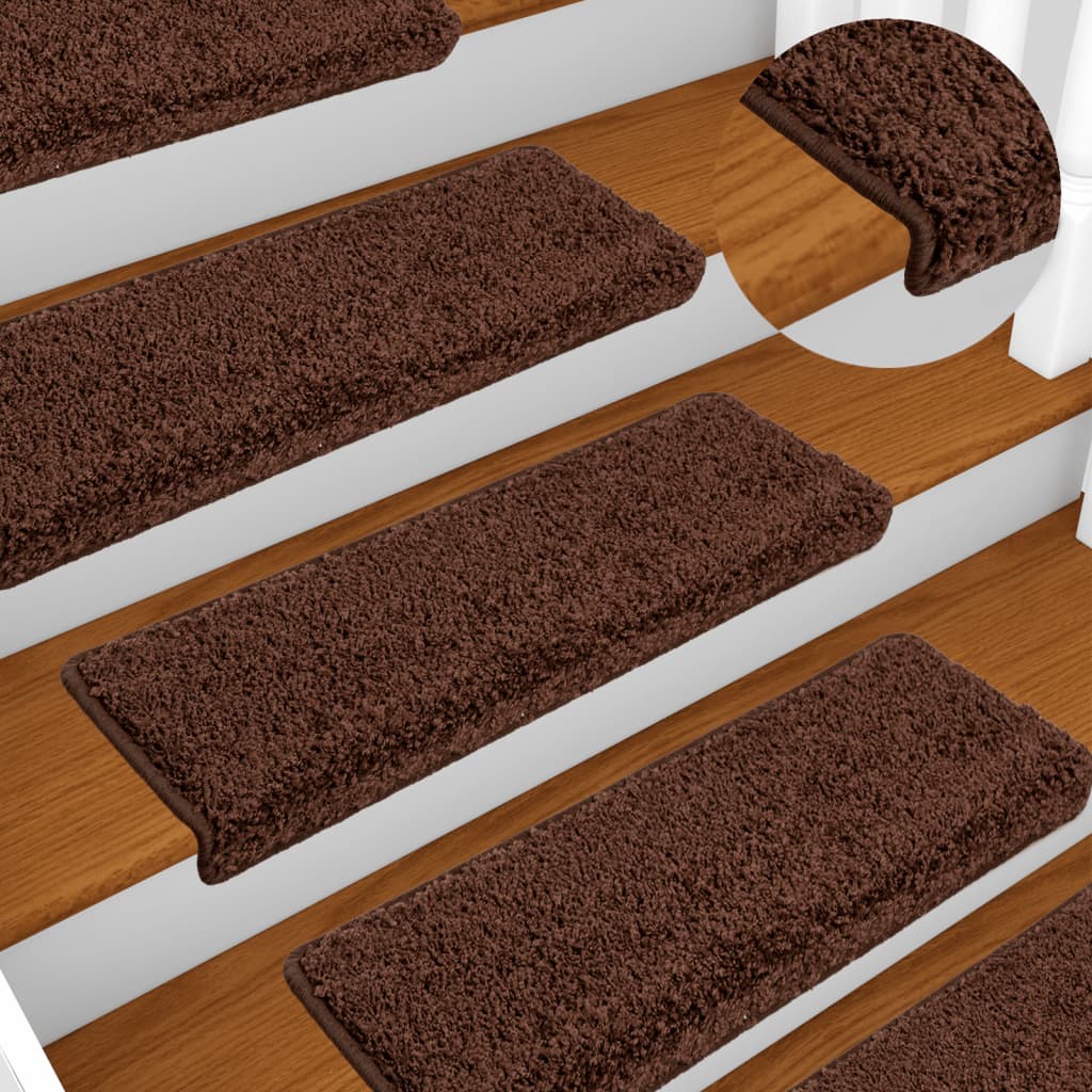 JUNG Vida Stufenmatten 10 Stk. 65x21x4 cm Braun Rechteckiger Rand