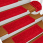 JUNG Vida Stufenmatten 10 Stk. 65x21x4 cm Rot Rechteckiger Rand