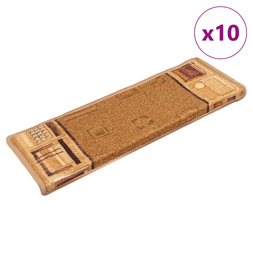 JUNG Vida Stufenmatten Selbstklebend 10 Stk. 65x21x4 cm Beige