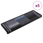 JUNG Vida Stufenmatten Selbstklebend 5 Stk. 65x21x4 cm Schwarz Grau