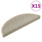 JUNG Vida Treppenmatten Selbstklebend Sisal-Look 15 Stk 56x17x3 Hellgrün