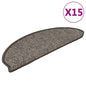 JUNG Vida Treppenmatten Selbstklebend Sisal 15 Stk. 65x21x4 cm Anthrazit