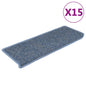 JUNG Vida Treppenmatten Selbstklebend Sisal-Optik 15 Stk. 65x21x4 cm Blau